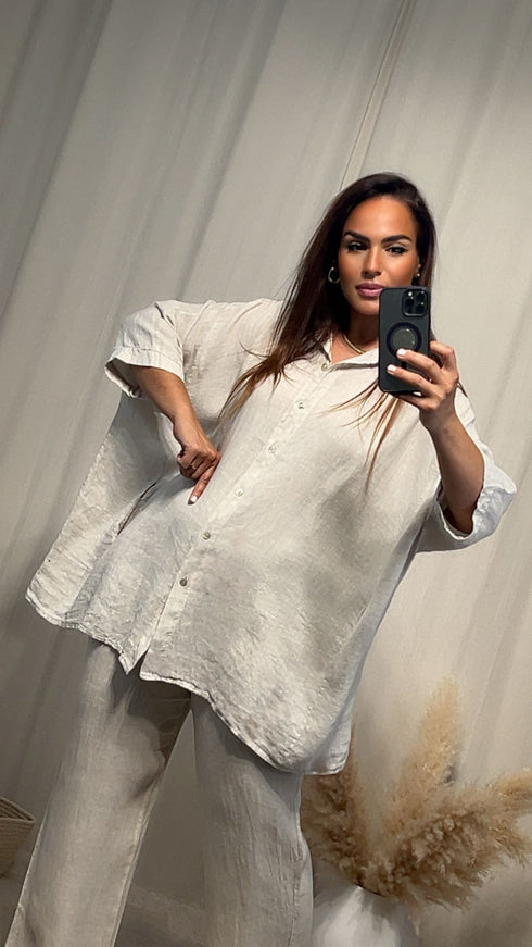Chemise NILA lin oversize